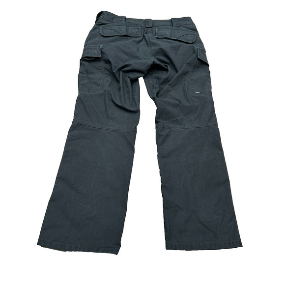 5.11 Tactical Women's Black Cargo Pocket Taclite Pro Ripstop Pants US Sz 6 Long - Picture 2 of 10